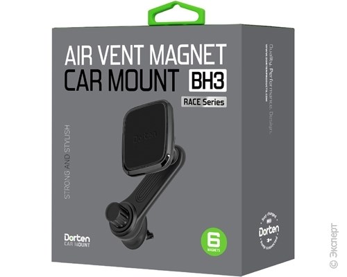 Держатель автомобильный Dorten Air Vent Magnet Car Mount BH3: Race series на решетку вентиляции. Изображение 3.