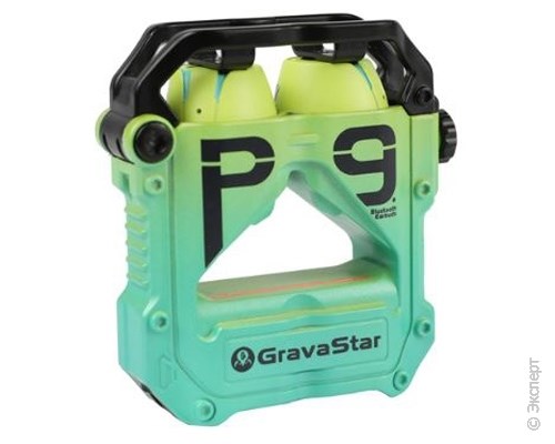 Беспроводные наушники с микрофоном GravaStar Sirius Pro Neon Green. Изображение 2.
