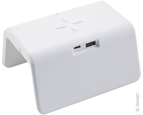 Зарядное устройство беспроводное ONEXT с часами-будильником и подсветкой White. Изображение 6.
