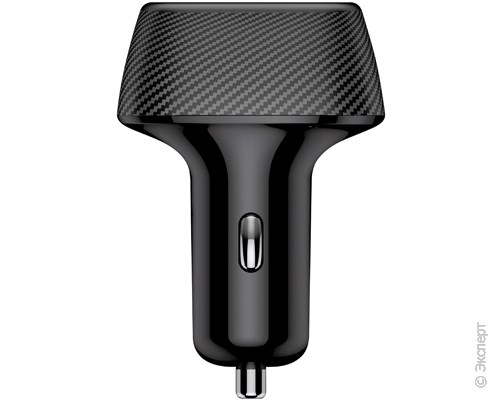 Зарядное устройство USB автомобильное Dorten Car Quick Charger 3-Port USB Smart ID 30W Black. Изображение 2.