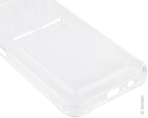 Панель-накладка Gresso Air с картхолдером Transparent для Samsung Galaxy A14. Изображение 4.