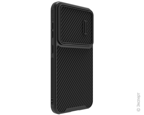 Панель-накладка Nillkin Synthetic Fiber Case Black для Samsung Galaxy S23. Изображение 6.