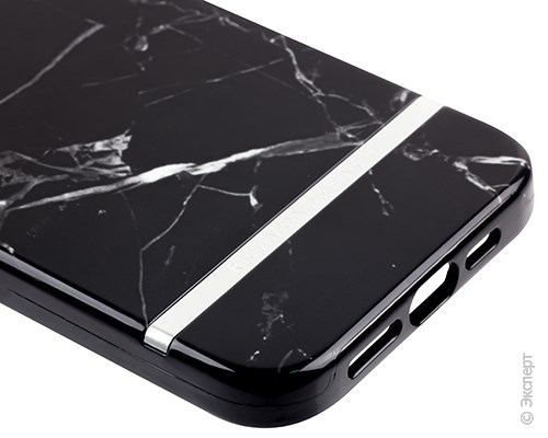 Панель-накладка Richmond & Finch Marble Glossy Black для iPhone 12 Pro Max. Изображение 4.