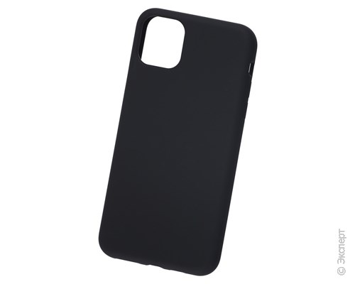 Панель-накладка Hardiz Liquid Silicone Case Black для Apple iPhone 11 Pro Max. Изображение 1.