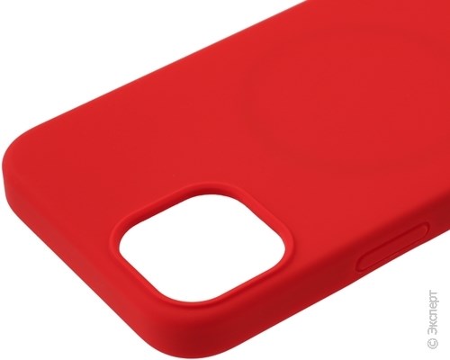 Панель-накладка Hardiz Liquid Silicone Case with MagSafe Red для iPhone 13. Изображение 3.