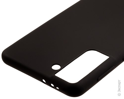Панель-накладка NewLevel Rubber TPU Hard Black для Samsung Galaxy S21+. Изображение 3.
