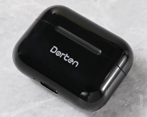 Беспроводные наушники с микрофоном Dorten EarPods Mini Black. Изображение 3.