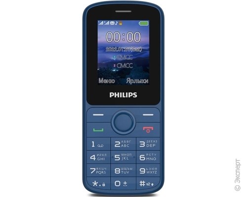 Philips Xenium E2101 Blue. Изображение 2.