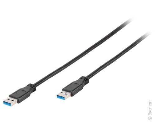 Кабель USB 3.1 А-А Vivanco USB 3.1 Gen.1 Connection Cable 1,8 м Black. Изображение 1.