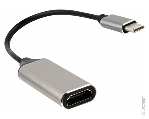Адаптер Barn&Hollis Type-C - HDMI для MacBook, Grey. Изображение 1.