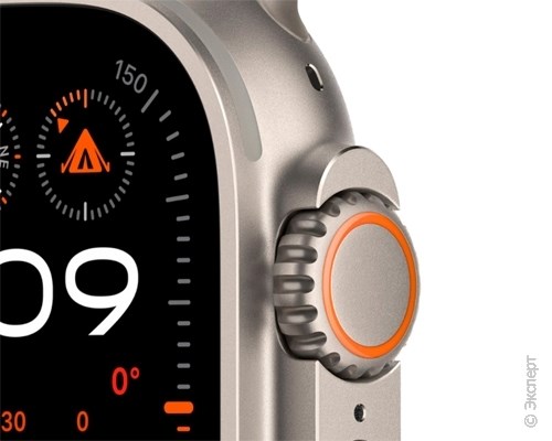 Apple Watch Ultra 2 Titanium Case GPS + Cellular 49mm with Olive Alpine Loop L. Изображение 3.