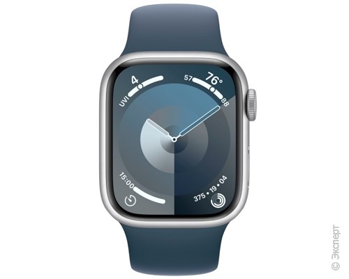 Apple Watch Series 9 Aluminum Case Storm Blue 41mm with Sport Band S/M. Изображение 2.