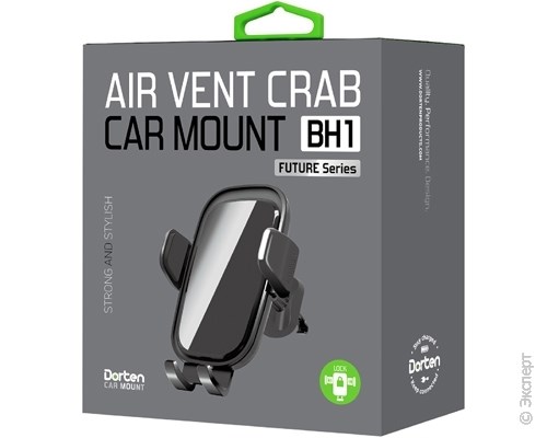 Держатель автомобильный Dorten Air Vent Crab Mount BH1: Future series на решетку вентиляции. Изображение 10.