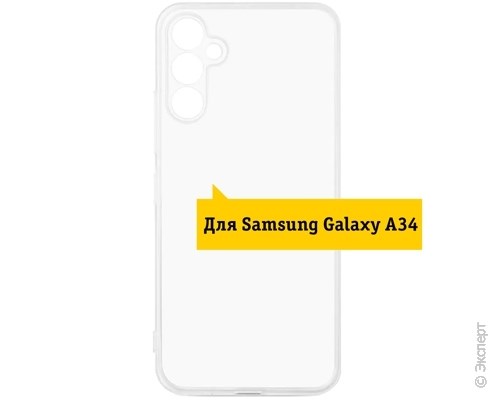 Панель-накладка DF sCase-164 Clear для Samsung Galaxy A34. Изображение 4.