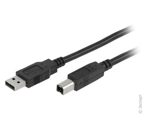 Кабель USB 2.0 А-В Vivanco 45206 1,8 м Black. Изображение 1.