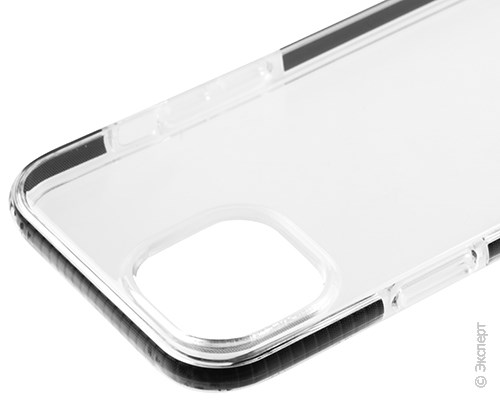 Панель-накладка SmarTerra Silicon Case Clear/Black для iPhone 13. Изображение 3.