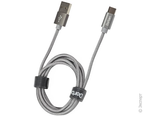Кабель USB Dorten USB-C to USB Cable Metallic Series 1,2 м Dark Gray. Изображение 2.