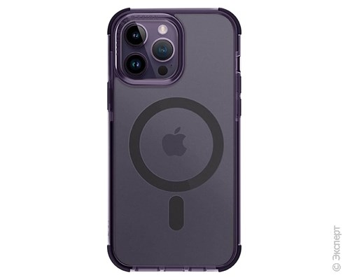 Панель-накладка Uniq Combat Antifingerpint with MagSafe Purple для iPhone 14 Pro Max. Изображение 1.