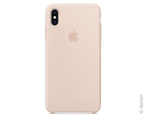 Панель-накладка Apple Silicone Case Pink sand для iPhone XS Max. Изображение 1.