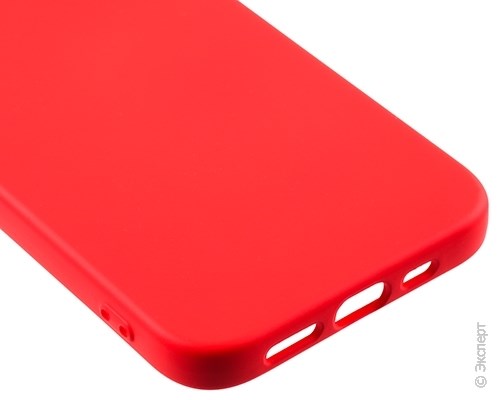 Панель-накладка SmarTerra Silicon Case Red для iPhone 13. Изображение 4.