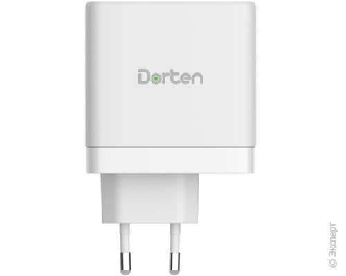 Зарядное устройство сетевое Dorten 100W GaN QC+2USB-C/PD White. Изображение 2.