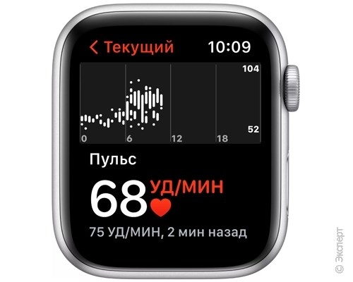 Apple Watch SE Aluminum Case Silver 44mm with Abyss Blue Sport Band. Изображение 4.