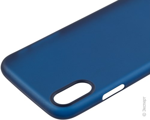 Панель-накладка Uniq Bodycon Navy Blue для Apple iPhone XR. Изображение 3.