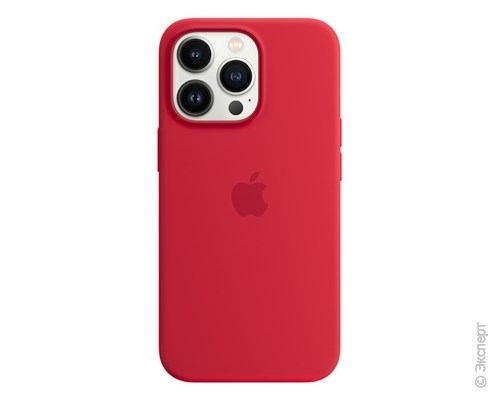 Панель-накладка Apple Silicone Case with MagSafe Red для iPhone 13 Pro. Изображение 1.