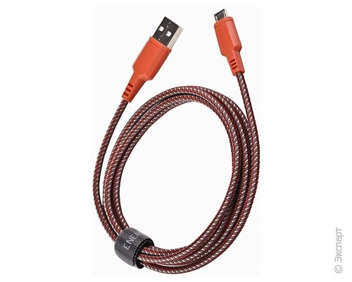 Кабель USB EnergEA Nylotough Micro-USB Quick Charging Cable 1,5 м Red. Изображение 1.
