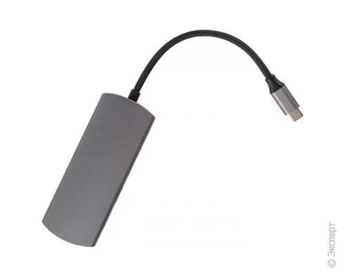 Разветвитель USB Barn&Hollis Type-C 5 in 1 (HUB) для ноутбука Grey. Изображение 1.