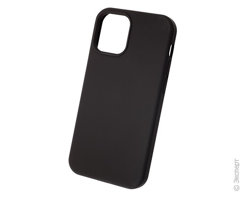 Панель-накладка Hardiz Liquid Silicone Case Black для iPhone 12 mini. Изображение 1.