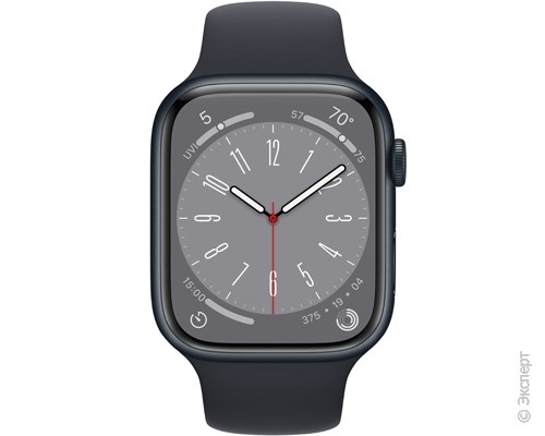 Apple Watch Series 8 Aluminum Case Midnight 41mm with Midnight S/M Sport Band. Изображение 2.