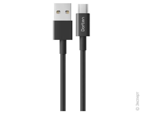 Кабель USB Dorten USB-C to USB Cable Classic Series 1 м Black. Изображение 1.