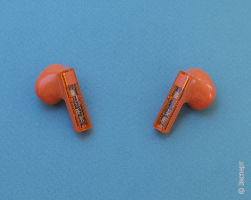 Беспроводные наушники с микрофоном Dorten EarPods Ghost Orange. Изображение 5.