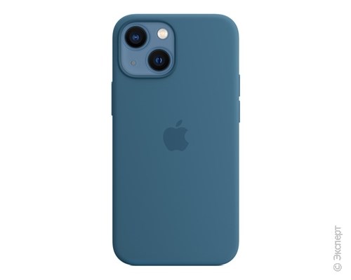 Панель-накладка Apple Silicone Case with MagSafe Blue Jay для iPhone 13 mini. Изображение 1.