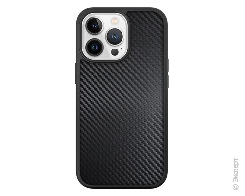 Панель-накладка Hardiz Carbon case Black для iPhone 15 Pro. Изображение 1.