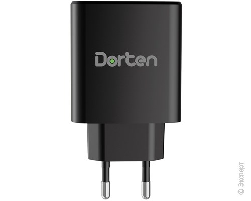Зарядное устройство сетевое Dorten 3 USB Smart ID Quick Charger 30W 2.4A Black. Изображение 2.