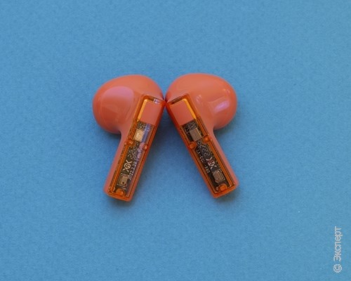 Беспроводные наушники с микрофоном Dorten EarPods Ghost Orange. Изображение 6.