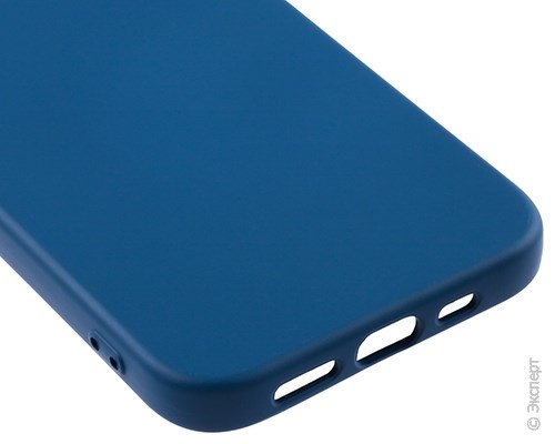 Панель-накладка SmarTerra Silicon Case Blue для iPhone 13. Изображение 4.