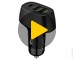 Зарядное устройство USB автомобильное Dorten Car Quick Charger 3-Port USB Smart ID 42W Black. Видео 1.