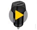Зарядное устройство USB автомобильное Dorten Car Quick Charger 2-Port USB Smart ID 12W Black. Видео 1.